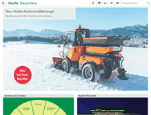 Tablet Screenshot of baywa.de